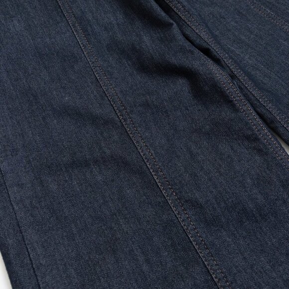 Anthropologie Maeve The Delaney Clean Seamed High Rise Wide Leg Jeans Dark Wash - Picture 11 of 14